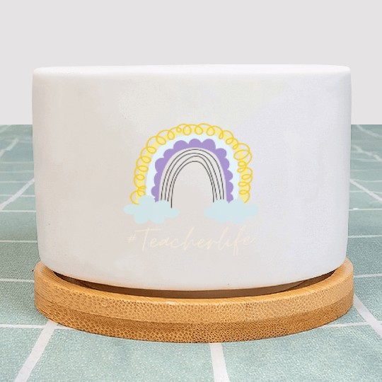 Teacher Life Kindergarten Teacher Appreciation Plant Pots