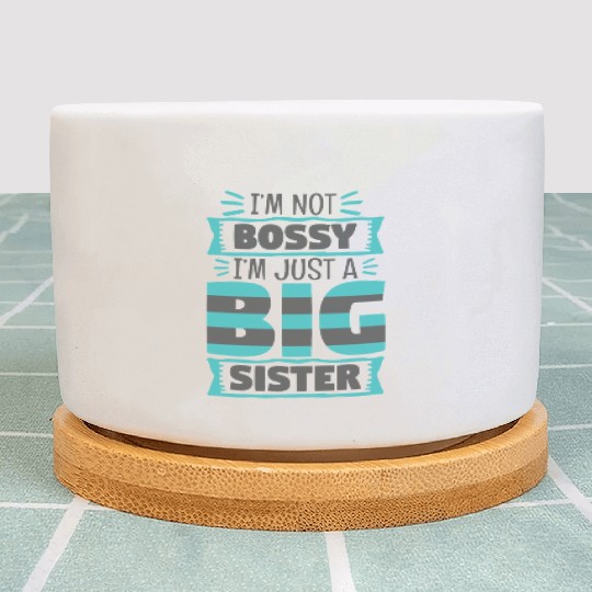 I'm Not Bossy I'm Just A Big Sister Plant Pots