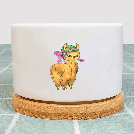 Spring Llama Plant Pots