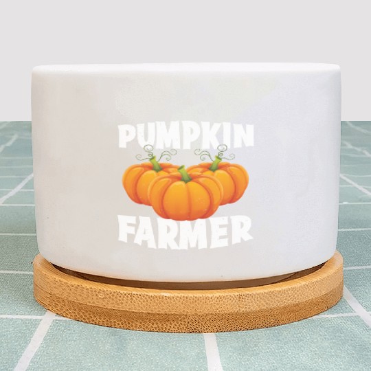 Pumpkin Farmer Halloween Pumpkin Grower Spooky Plant Pots