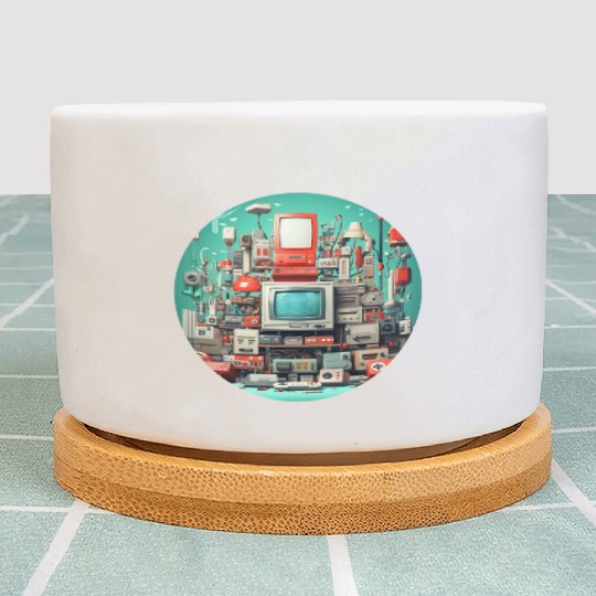 Retro Gaming Magic: Unleash the 8-Bit Nostalgia! Plant Pots