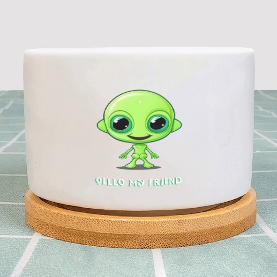 Cute alien Plant Pots