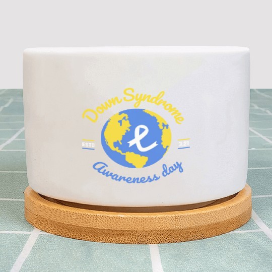 World Down Syndrome Awareness Day Plant Pots