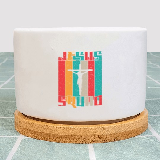 Jesus Squad Love Jesus Christian Christmas Plant Pots