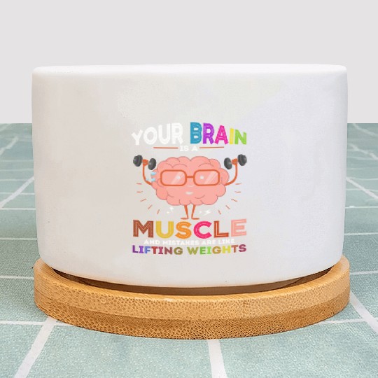 Growth Mindset Teacher Your Brain Is A Muscle Plant Pots