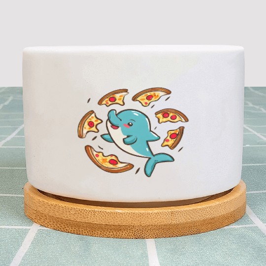 Pizza dolphin Plant Pots