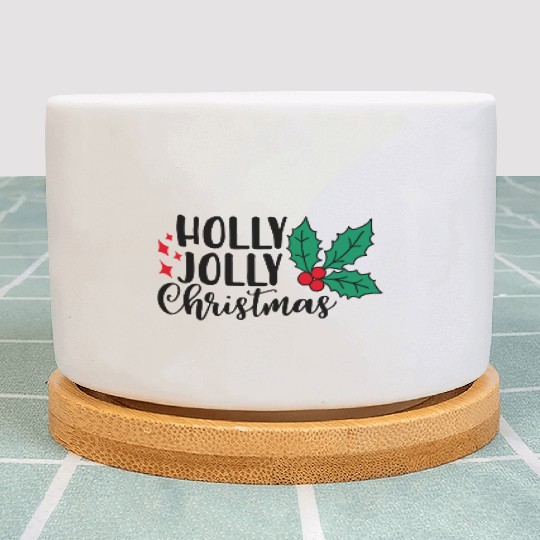 Holly Jolly Christmas Plant Pots
