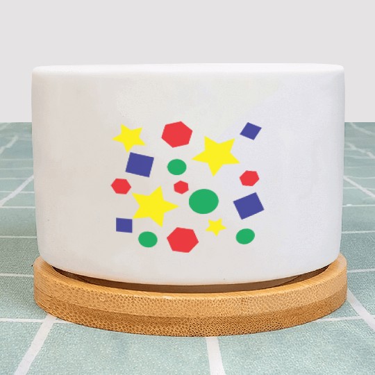 Plant Pots Includes patterns multi-colored