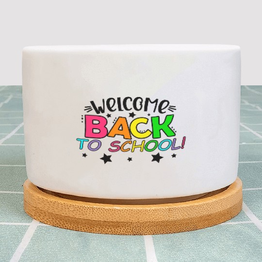 Welcome Back To School Plant Pots for Teachers Gift