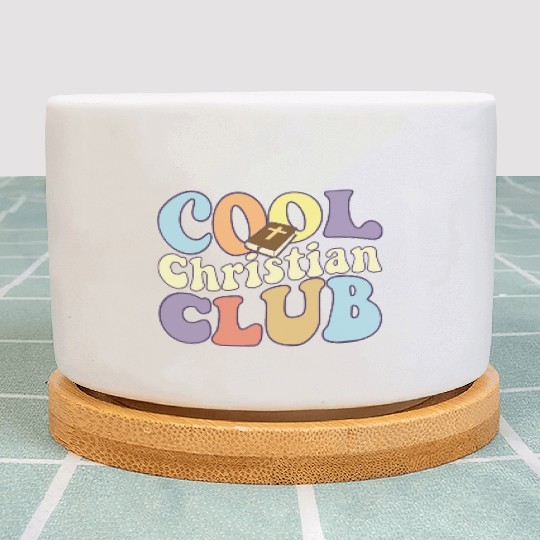 Cool Christian Club Religious Team Jesus Christ Plant Pots