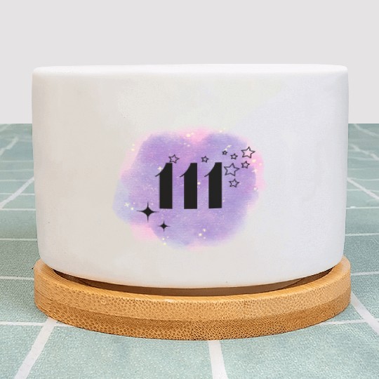 Angel Number 111 Numerology Lilac Plant Pots