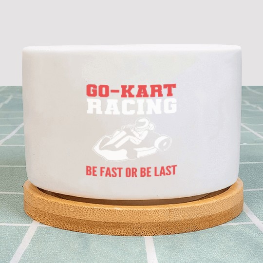 Be Fast Car Racer Gift Plant Pots