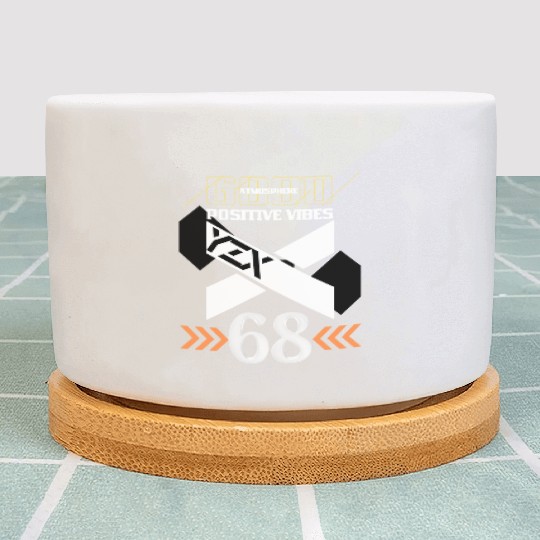 Positive vibes streetwear Plant Pots