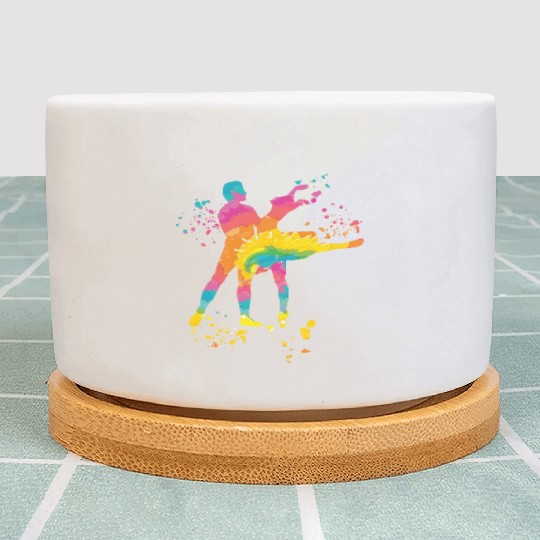 Ballet Dance Couple Woman Ballerina Plant Pots