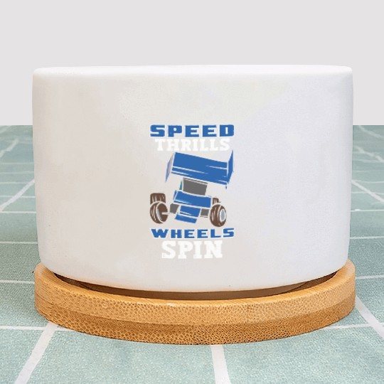 Sprint Car Mom Dirt Track Racing Racing Race Day Plant Pots