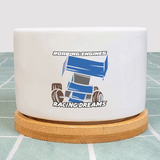 Sprint Car Mom Dirt Track Racing Racing Race Day Plant Pots