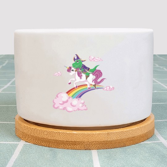Dinosaur Pirate Cool Unicorn Lazy Creepy Halloween Plant Pots