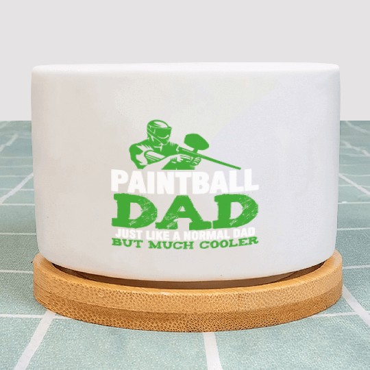 Paintball Dad Joke Daddy Airsoft Gear Camo Vest Plant Pots