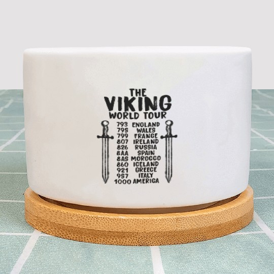 The Viking World Tour Plant Pots