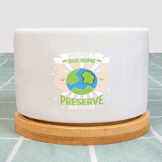 Climate Change Environmental Earth Day Planet Plant Pots