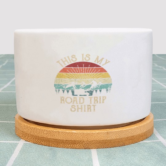 This Is My Road Trip Plant Pots RV Vacation Travel