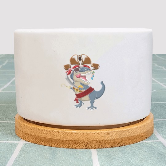 Hook Dinosaur Jolly Pirate Decor Lazy Halloween Plant Pots