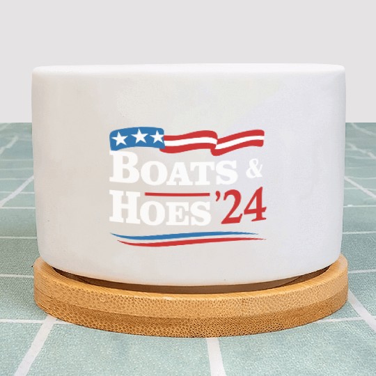 Boats & Hoes 24 Vintage Retro Meme Step Brother Plant Pots