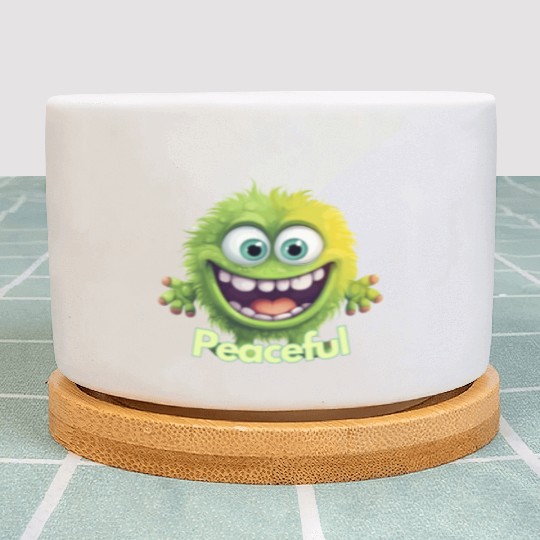 Peaceful Warm Fuzzy Plant Pots