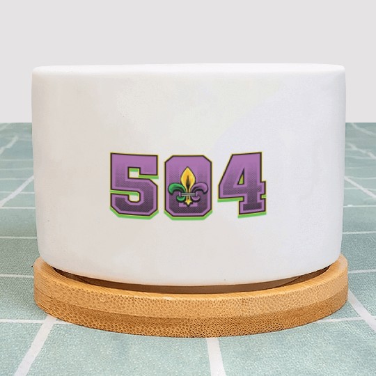 504 Mardi Gras Plant Pots