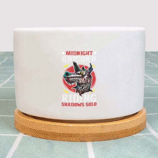 Dark Unicorn Horror Unicorn Midnight Unicorn Dark Plant Pots