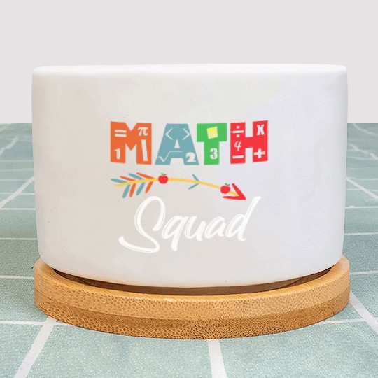 Math Squad Math Teacher Appreciation Plant Pots