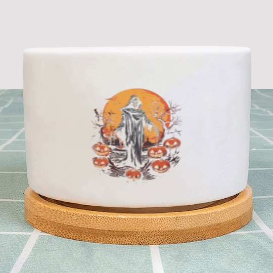 Zombie Nation Halloween Gift for Fearless Souls Plant Pots