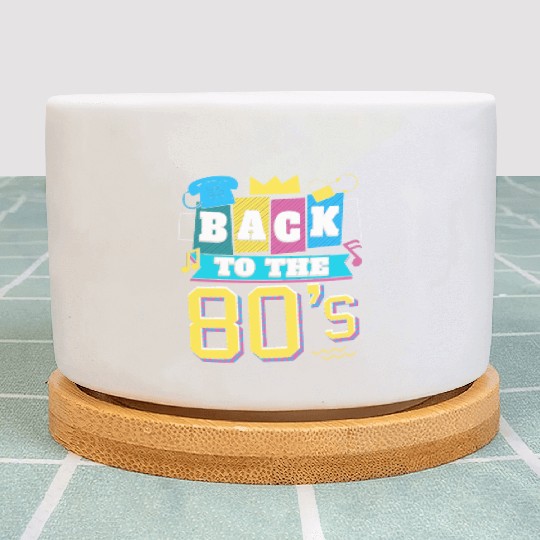 Back to the 80s party theme costume Plant Pots