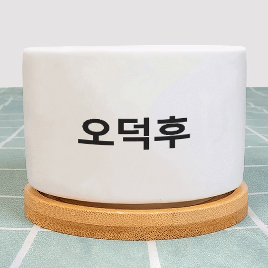 Korean Fan O-Deokhu 오덕후 Hangul Language Plant Pots