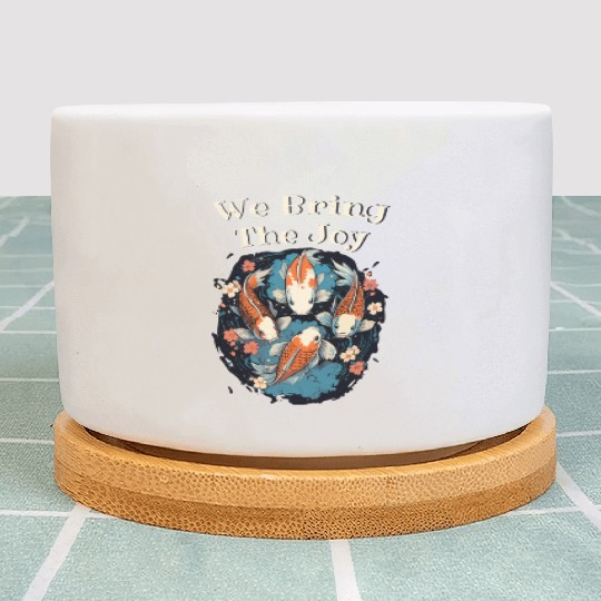 Koi Fish Koi Carp Japanese Koi Garden-Pond funny Plant Pots