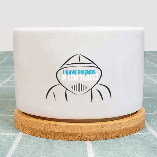 Funny Friends Design For Friendship Day Plant Pots