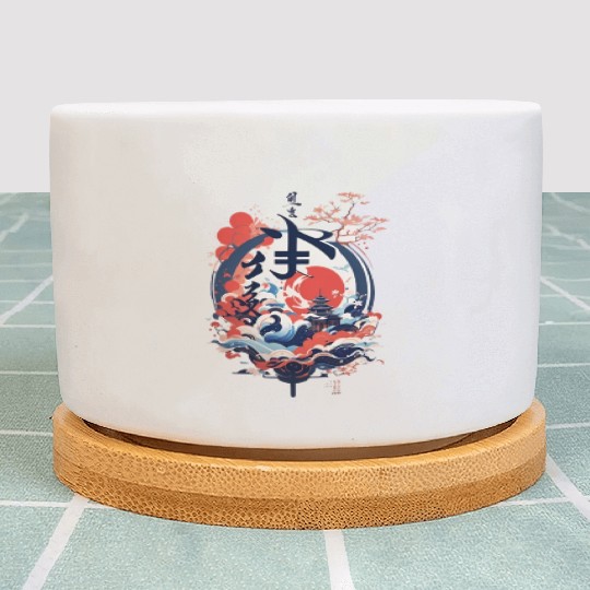 Japanese art work Plant Pots