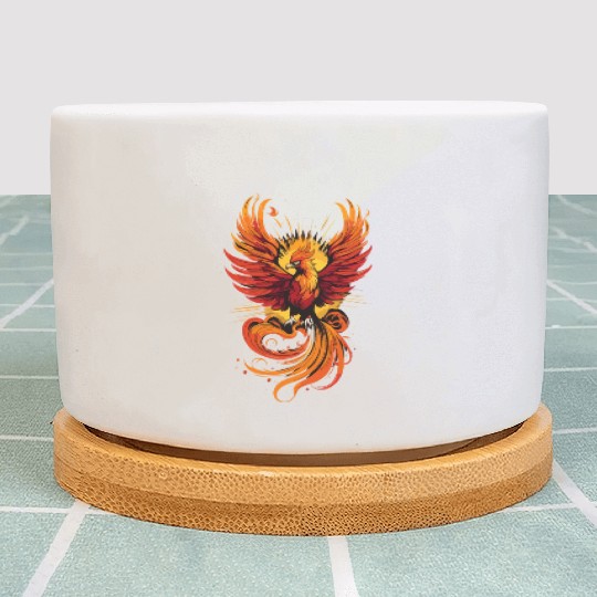Phoenix bird - Ancient Greek Mythology Plant Pots