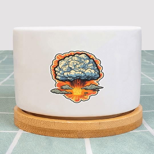 Explosion Fireworks Pyrotechnics Plant Pots