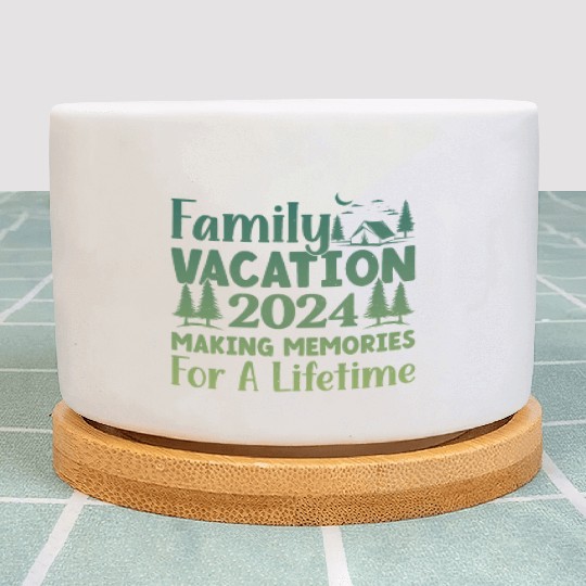 Family Vacation Making Memories Lifetime Plant Pots