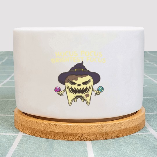 Scary Halloween Teeth Spooky Halloween Dentist Plant Pots