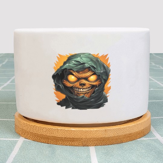 Halloween Spooky Cartoon Mummy Plant Pots