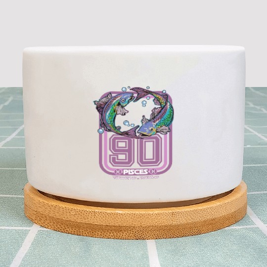 Pisces Born in 1990 Zodiac star sign horoscope Ast Plant Pots