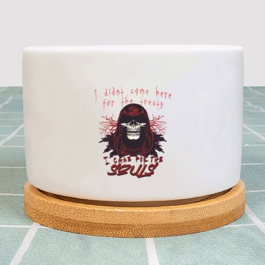 grim reaper; Halloween; souls; death; horror; Plant Pots