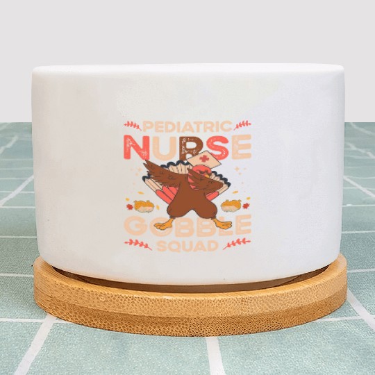 Pediatric Nurse Gobble Squad Plant Pots