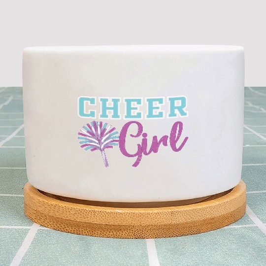 Sport cheerleader girl gift cheerleading Plant Pots