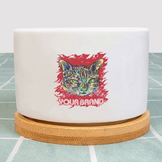 Fantasy cat Plant Pots