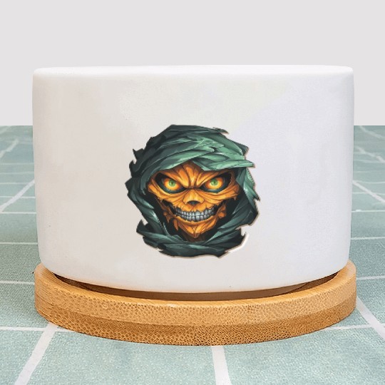 Halloween Spooky Cartoon Mummy Plant Pots