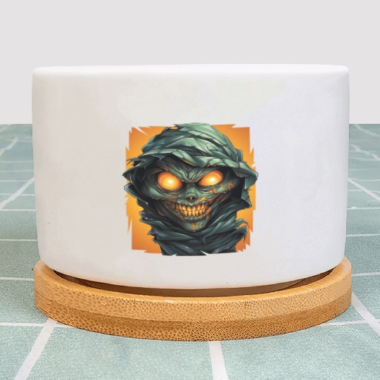 Halloween Spooky Cartoon Mummy Plant Pots