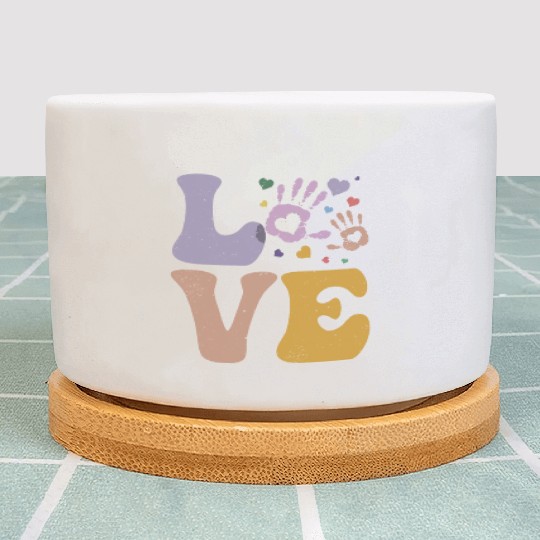 Daycare Teacher Daycare Provider Childcare LOVE Plant Pots